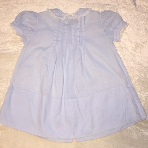 Fellman Bro’s Hand Made Sz 0-3 mos cotton dress - Picture 7 of 8
